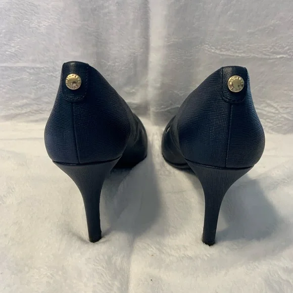 Michael Kors Dark Blue Classic Heels - Picture 3 of 7